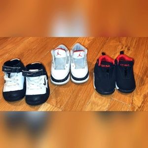 3 pr ALL SIZE INFANT 3C 2006 Jordan Cement, 2005 Hurricanes, Shaq NO SEPARATING